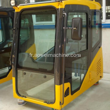 Porte de cabine d&#39;excavatrice PC100-6 avec cabine de conduite de l&#39;essuie-glace en verre 20Y-54-00515 20Y-54-00514